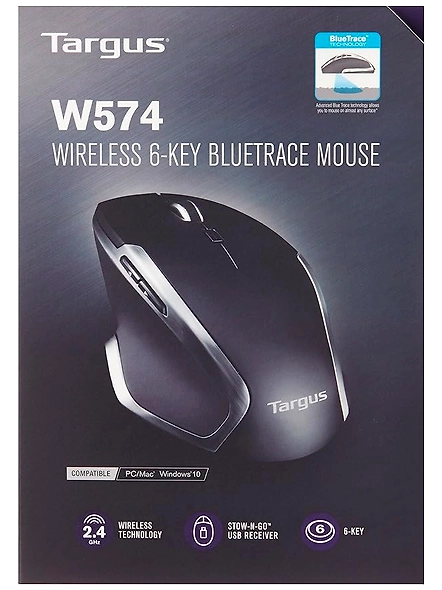 Targus BlueTrace AMW574AP-50 Wireless Mouse, Black-B01LAWCLRG