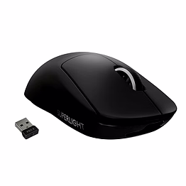 logitech g pro x superlight wireless gaming mouse (black)