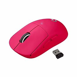 logitech g pro x superlight wireless gaming mouse (pink)