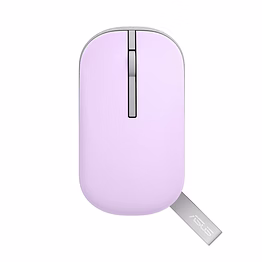 asus md100 marshmallow/silent, adj. dpi, multi-mode, with brave green cover wireless optical mouse (2.4ghz wireless, bluetooth, lilac mist purple)