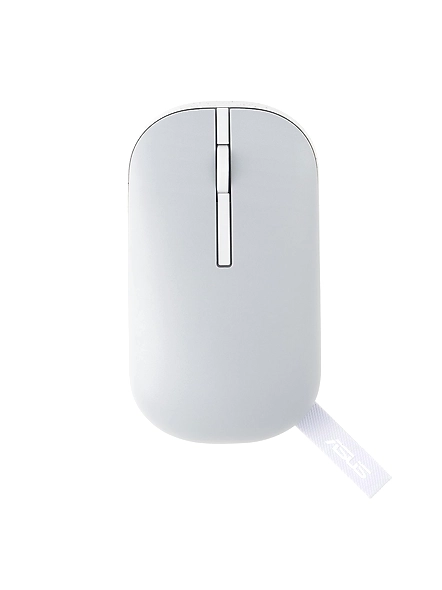 ASUS Marshmallow Md100 USB Mouse, Silent Button, Up to 1600 Dpi, Dual-Mode Connection, (Grey)-code1258
