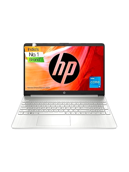 HP Laptop 15s, 12th Gen Intel Core i5-1235U, 15.6&quot; FHD, 8GB RAM, 512GB SSD, Intel Iris Xe Graphics, Backlit Keyboard, Thin &amp; Light, Windows 11, MS Office 2021, Silver, 1.69 kg, fq5111TU-B0B6F5V23N
