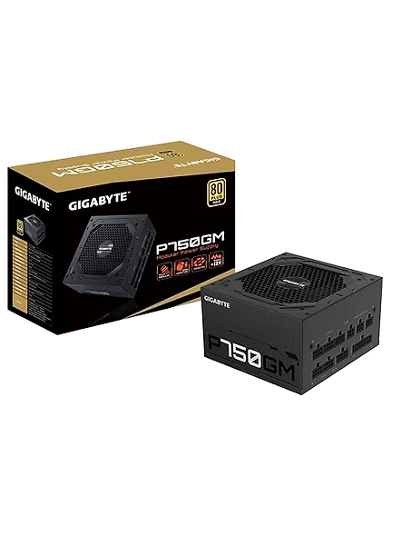 GIGABYTE P750GM 750W 80 Plus Modular Power Supply-B08DKJJFW6