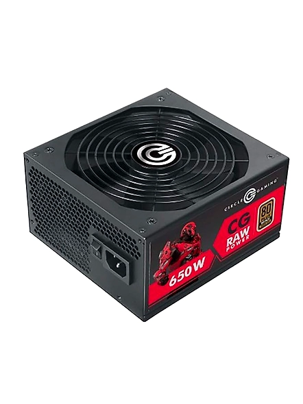 Circle Gaming APFC Modular 650 Watt 80 Plus Power Supply with Hydraulic (Black)-B01HTKY6WG