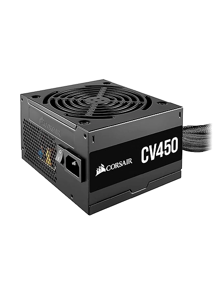 Corsair CV450, CV Series, 80 Plus Bronze Certified, 450 Watt Non-Modular Power Supply - Black-B07YVVXYFN
