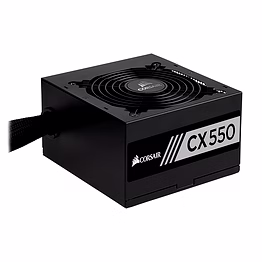 corsair cx550 550 watt atx power supply | 80 plus bronze certified | model cp-9020121