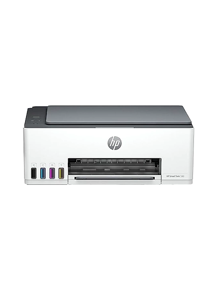 HP Smart Tank 580 AIO WiFi Colour Printer with 1 Extra Black Ink Bottle (Upto 12000 Black & 6000 Colour Prints) + 1 Year Extended Warranty with PHA Coverage -Print, Scan & Copy