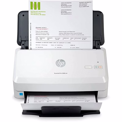 hp scanjet pro 3000 s4 sheet-feed scanner | fast and reliable document scanning | automatic duplex scanning | compact design | ideal for office and business use