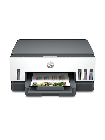 HP Smart Tank 720 All-in-One Printer - Auto Duplex, WiFi, Color Printing, Scan &amp; Copy, Includes Up to 12,000 Black &amp; 8,000 Color Pages-B09H5QB4G8