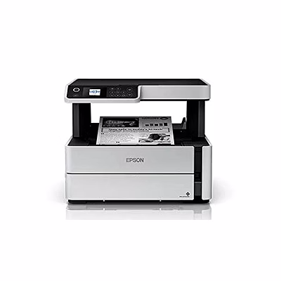 epson m2170 monochrome all-in-one wifi,networking, auto duplex inktank printer, black, medium