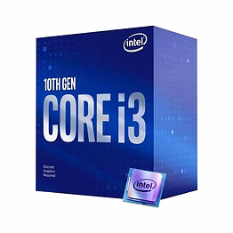 intel core i3 10100f processor , 4 cores 8 threads up to 4.30ghz 6mb cache