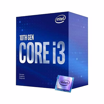 intel core i3 10100f processor , 4 cores 8 threads up to 4.30ghz 6mb cache