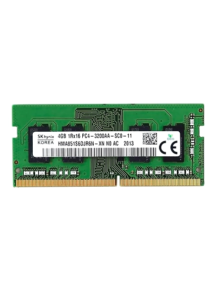 Laptop Memory Module HMA851S6DJR6N-XN Compatible Replacement Spare Part for SK Hynix HMA851S6DJR6N 4GB 1RX16 DDR4 SO-DIMM PC4-25600 3200MHz 260-Pin Non-ECC CL22 1.2V-B08ZYY72C8