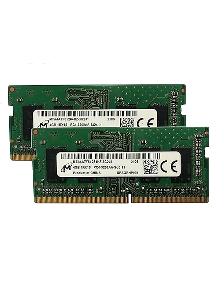 Micron 8GB (2x4GB) DDR4 3200MHz SODIMM Laptop RAM Memory Module MTA4ATF51264HZ-3G2J1 - OEM Package-B092RLJFRY