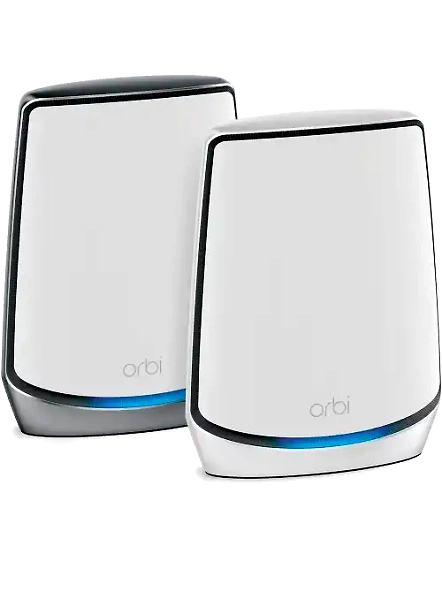 NETGEAR Orbi Whole Home Tri-Band Mesh Wi-Fi 6 System (RBK852)  Router with 1 Satellite Extender | Coverage Up to 5,000 Sq Ft and 60 Plus Devices | 11AX Mesh AX6000 Wi-Fi (Up to 6Gbps)-B07WNY2WKG