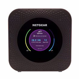 netgear nighthawk m1-mr1100 mobile hotspot router (black) - wi-fi, usb, ethernet (dual_band, 1 gigabits_per_second)