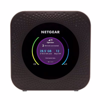 netgear nighthawk m1-mr1100 mobile hotspot router (black) - wi-fi, usb, ethernet (dual_band, 1 gigabits_per_second)
