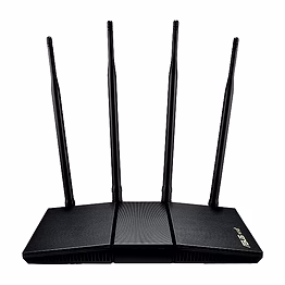 asus rt-ax1800hp dual band wifi 6 extendable router, subscription-free network security, built-in vpn, parental control, built-in vpn, aimesh compatible, gaming & streaming, smart home