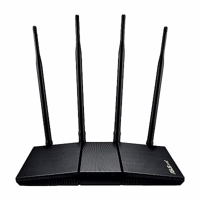 asus rt-ax1800hp dual band wifi 6 extendable router, subscription-free network security, built-in vpn, parental control, built-in vpn, aimesh compatible, gaming & streaming, smart home