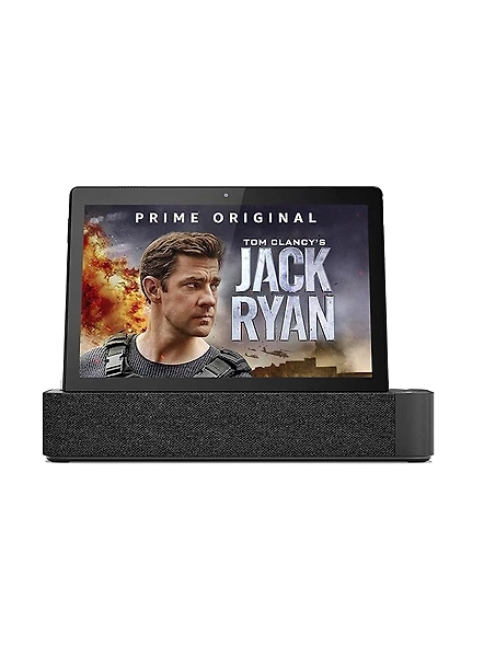 Lenovo Smart Bluetooth, Wi-Fi Tab M10 with Amazon Alexa Speaker Dock (2GB RAM, 16GB, FHD, 4G LTE, Non Calling, 1920 x 1200, Slate Black)-B07WFP8CR3