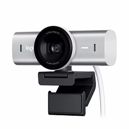 logitech mx brio ultra hd 4k webcam – 1080p at 60fps, dual noise-canceling mics, usb-c, show mode, privacy cover, compatible with microsoft teams, zoom, google meet