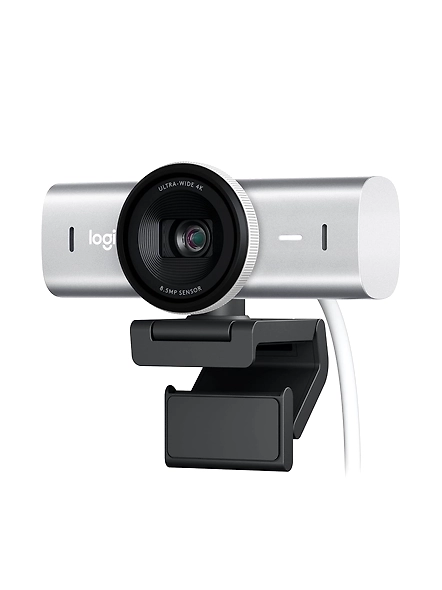 Logitech MX Brio Ultra HD 4K Webcam – 1080p at 60fps, Dual Noise-Canceling Mics, USB-C, Show Mode, Privacy Cover, Compatible with Microsoft Teams, Zoom, Google Meet-B0CW96V1Z2