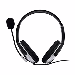 hp wired on ear headphones with mic with 3.5 mm drivers, in-built noise cancelling, foldable and adjustable for laptop/pc/office/home/ 1 year warranty (b4b09pa)