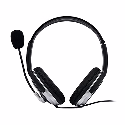 hp wired on ear headphones with mic with 3.5 mm drivers, in-built noise cancelling, foldable and adjustable for laptop/pc/office/home/ 1 year warranty (b4b09pa)