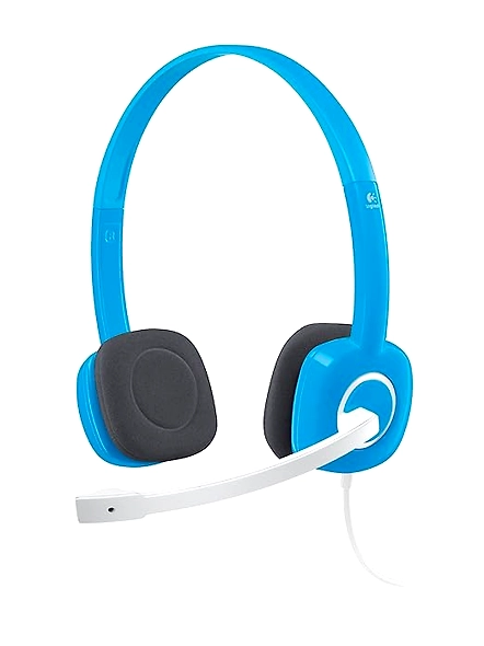 Logitech H150 Stereo Headset with Mic in Blue.-B007BVCNWY