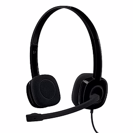 logitech headphone h151 (black)