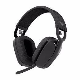 logitech zone vibe 100 lightweight wireless headphones (graphite)