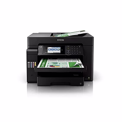 epson ecotank l15150 print, scan, copy, fax, adf, auto duplex,wifi,network a3 printer, black, medium