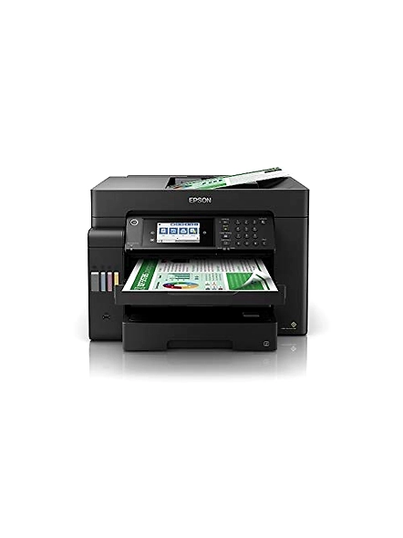 Epson EcoTank L15150 Print, Scan, Copy, Fax, ADF, Auto Duplex,WiFi,Network A3 Printer, Black, Medium-B08X4CB3YC