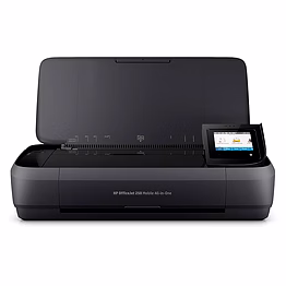 hp officejet 258 mobile aio printer (black)