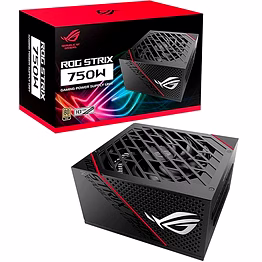 asus rog strix 750 fully modular 80 plus gold 750w atx power supply with 0db axial tech fan and 10 year warranty (rog-strix-750g)