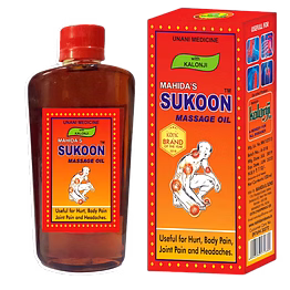mahida and sons mahida's sukoon massage oil (red) - 500ml