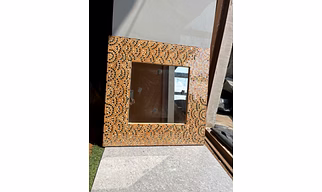 Handcrafted Mosaic Wall Mirror – Elegant Home Decor Accent for Living Room & Hallway