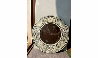 Handcrafted Mosaic Wall Mirror – Decorative Home Accent with Intricate Design