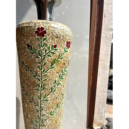 Artistic Mosaic Flower Vase – Premium Handcrafted Decorative Piece for Home Decor-1