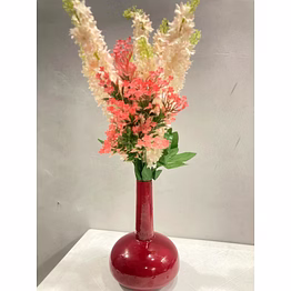 elegant iron table decor flower vase – contemporary accent for home styling