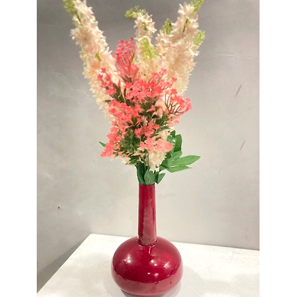 Elegant Iron Table Decor Flower Vase – Contemporary Accent for Home Styling-12633488