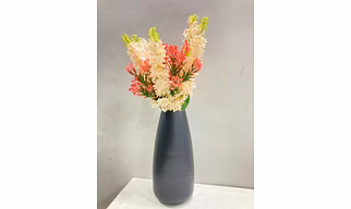 Sleek Black Iron Table Decor Flower Vase – Modern Accent for Any Room