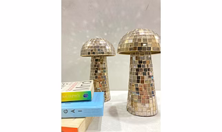 Handcrafted Mosaic Table Decor Art Piece – Unique Accent for Your Home