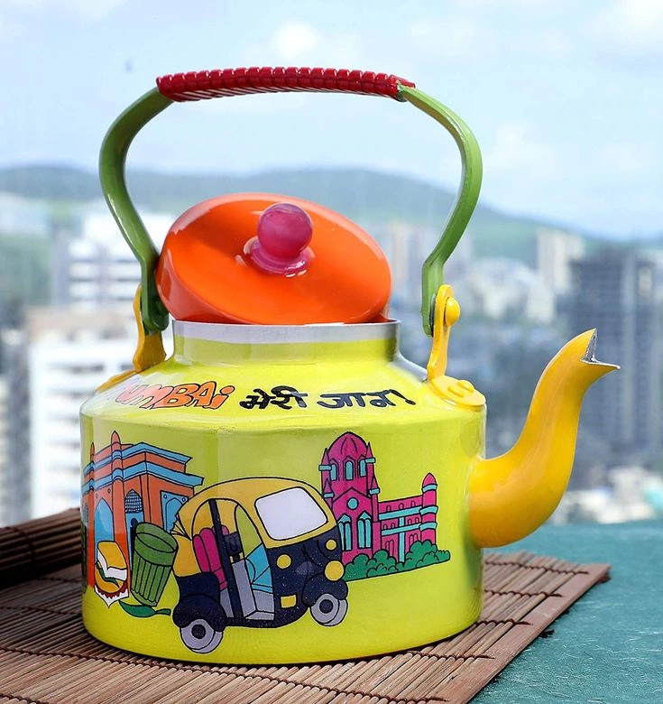 Hand Painted Tea Kettle-12633744