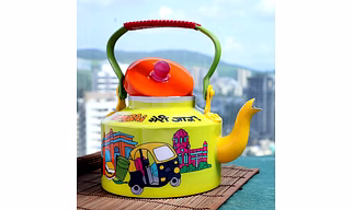Hand Painted Tea Kettle