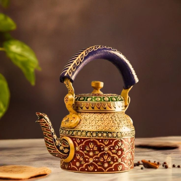 Hand Painted Tea Kettle-1