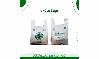 Biodegradable and Compostable Carry Bags U-cut