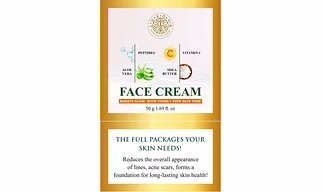 LUXOVA Face Cream with Vitamin C, Peptides, Aloe Vera & Shea Butter