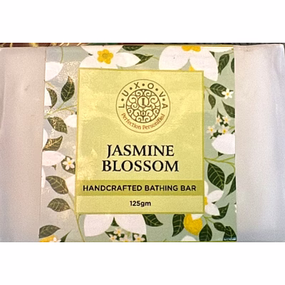 luxova jasmine blossom soap