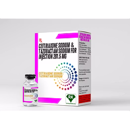 ceftriaxone sodium & tazobactam sodium for injection 281.5mg